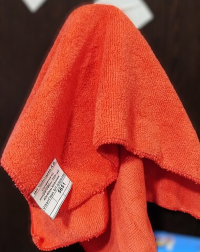 Салфетка из микрагофры 320г.м2 40х40см Красная  UrbanClean БП-00000355