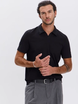 Футболка-поло трикотажная повседневная