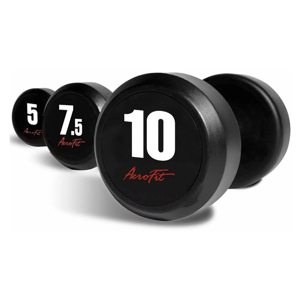 AeroFit AFDB2,5-25 набор обрезиненных гантелей