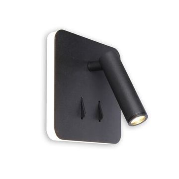 Бра светодиодный 6W и 3W 3000K CL704421 черный Декарт Citilux