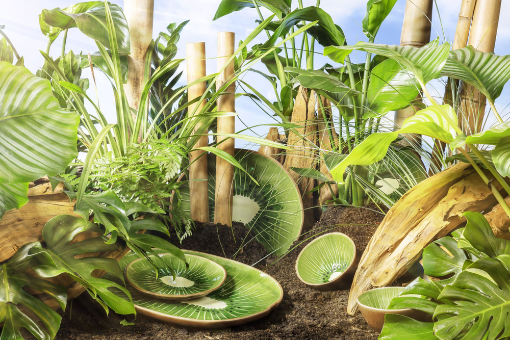 Салатник порционный 14см Bordallo Pinheiro Тропические фрукты Киви