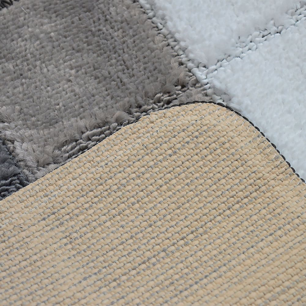 Комплект ковриков DKTX Comfort Quadro 2шт 50*80/50*40см 10мм (светло-серый)