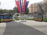 Скамейка стальная с навесом «Филигран Волна»