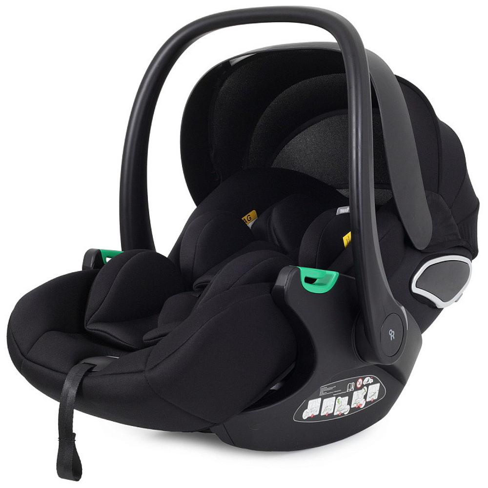 Детская коляска Rant Falcon Soft Therm 3 в 1 с автокреслом Evomax Black Beige