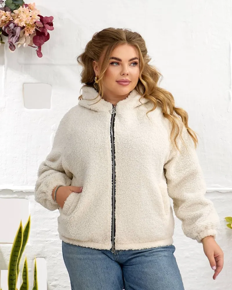 Куртка Тедди УК-2194 Фабрика Моды