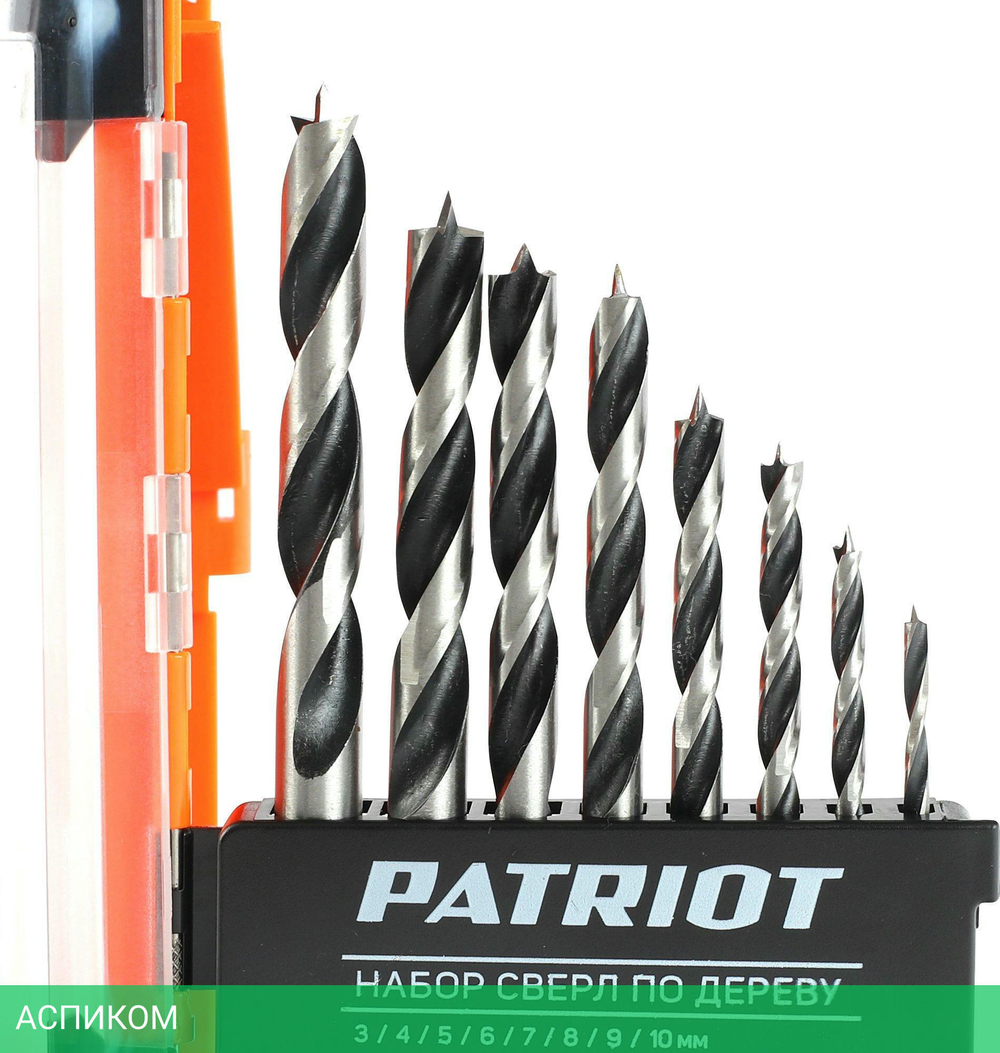 Набор сверл по дереву Patriot 815010103