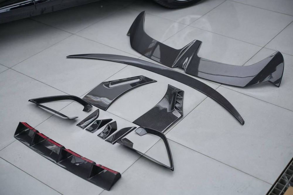 Карбоновый обвес для Xiaomi YU7 YU7 MAX 2024+ Ксяоми аэродинамический боди кит