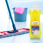 Средство для мытья пола и стен 1 кг LAIMA PROFESSIONAL концентрированное, "Антибактериальный эффект. Лимон", 607967