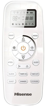 Сплит-система кондиционер напольно-потолочный Hisense AUV-36UR4RC8/AUW-36U4RK7 на 90 м²