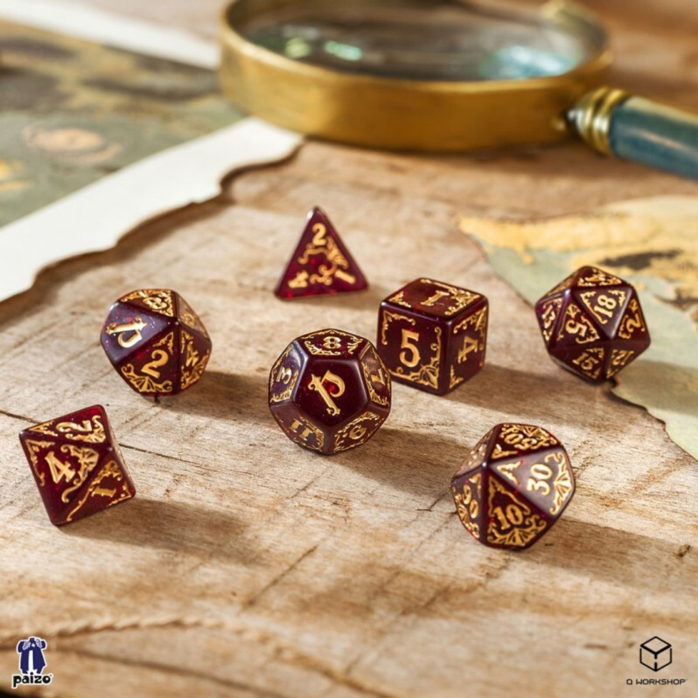 Набор кубиков Q WORKSHOP Pathfinder Dice Set: Avistan