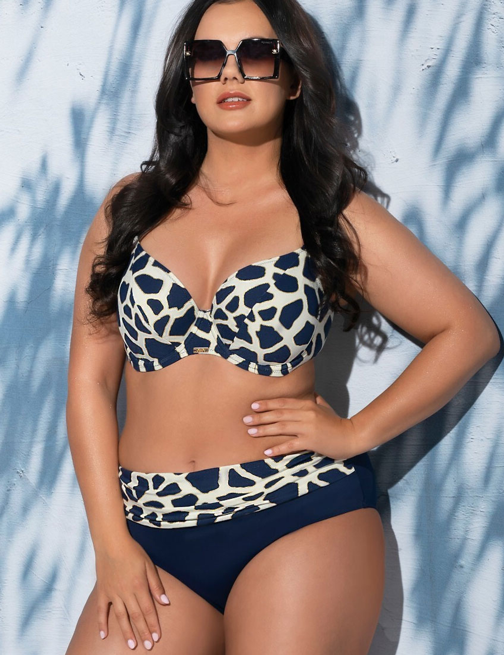 Мягкий купальный лиф Ava SK196 M Navy Blue