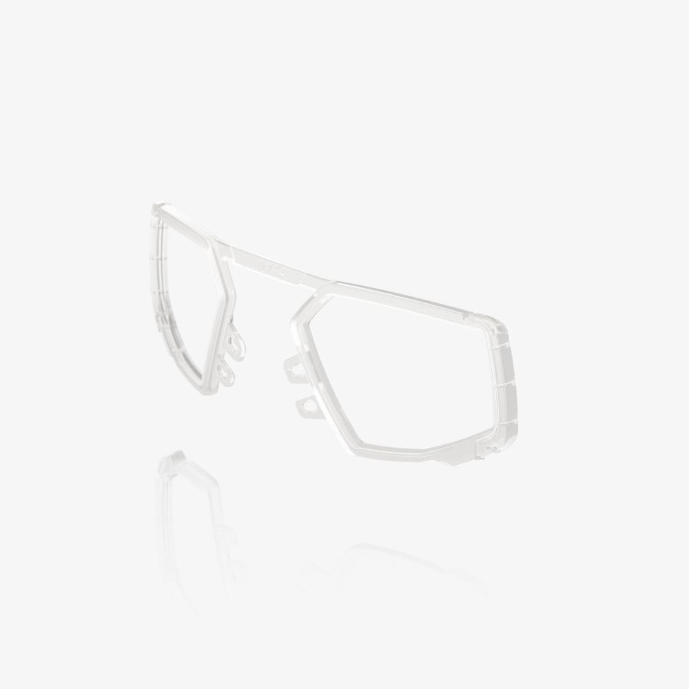 Спортивные очки с диоптриями 100% Norvik / Polished Translucent Grey / Purple Multilayer Mirror Lens