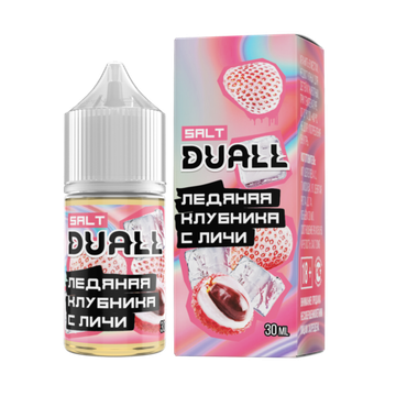 Жидкость (М) Duall Zero (28 мл, 0 мг) Ледяная Клубника Личи