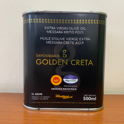 Оливковое масло EXTRA VIRGIN OLIVE OIL P.D.O. MESSARA "GOLDEN CRETA"-Крит 500 мл, ж/б, Греция-Крит