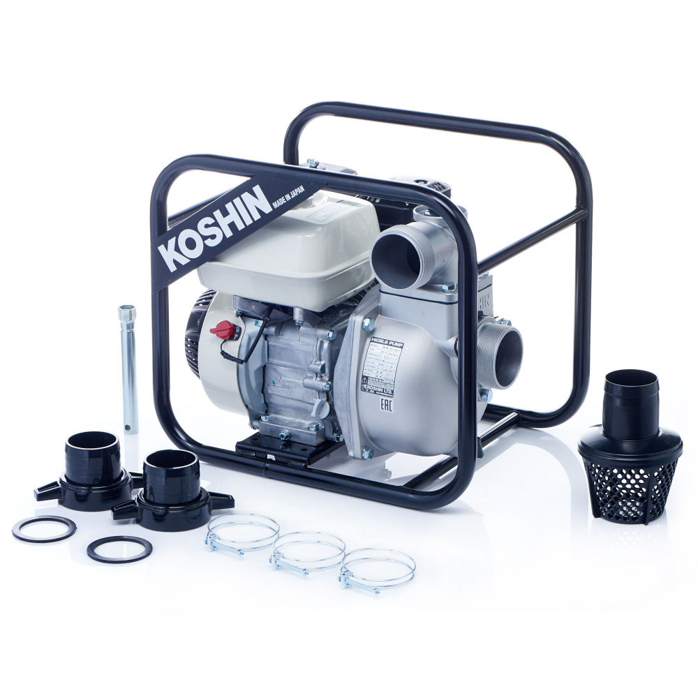 Бензиновая мотопомпа для загрязненной воды Koshin SEH-80JP