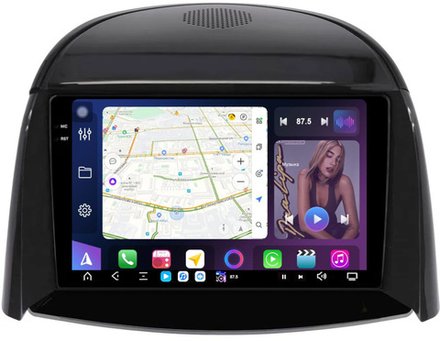 Магнитола для Renault Koleos 1 2008-2016 - FarCar GX329M монитор 9.5" 2K QLED на Android 14, TS20, 6+128Гб, CarPlay, 4G SIM-слот