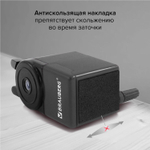 Точилка механическая BRAUBERG "JET" металлический механизм корпус черный (2 штуки в упаковке)