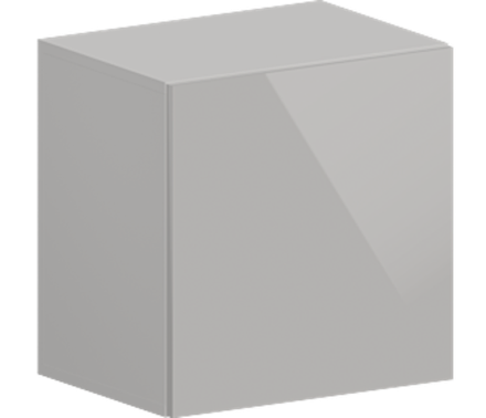 Кухня Модуль ШВГ 459 Графит /Белый Глянец