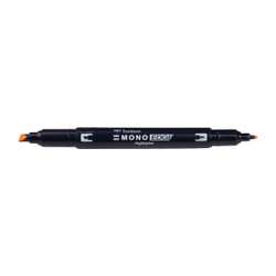 Текстовыделители Tombow Mono Edge (двухсторонние, набор 6 цветов)