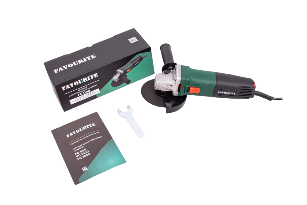 УШМ FAVOURITE FG 1200 1200Вт, ф125мм, регул. оборотов, 3000-11000об/мин (106111200)
