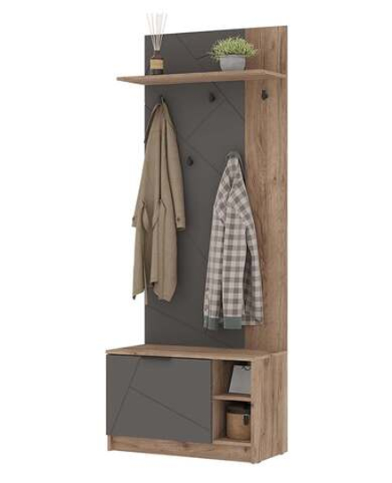 Орегон ПР 01 Прихожая МДФ Асфальт супермат