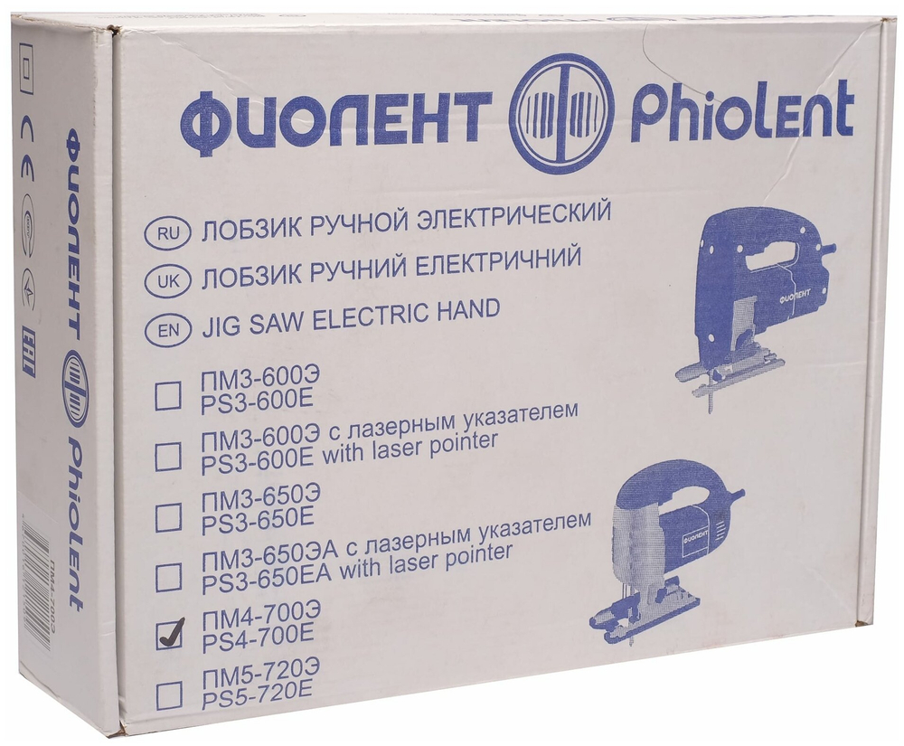 Лобзик электрический Фиолент ПМ4-700Э [700Вт; 0-3000ход; дер/цв/ст-110/20/10мм]
