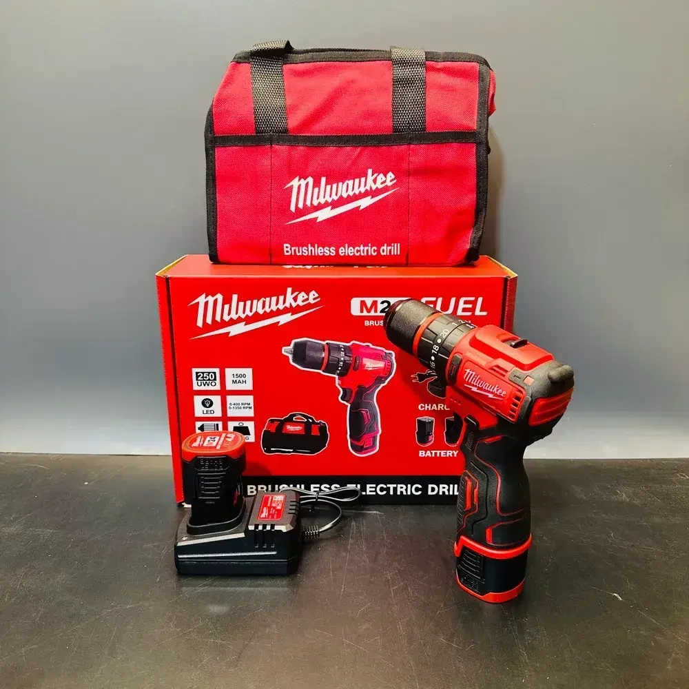 Шуруповерт аккумуляторный бесщеточный Milwaukee 24V / 2АКБ / +сумка