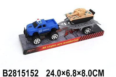 Джип ин.+прицеп с танком, ПК 101-4