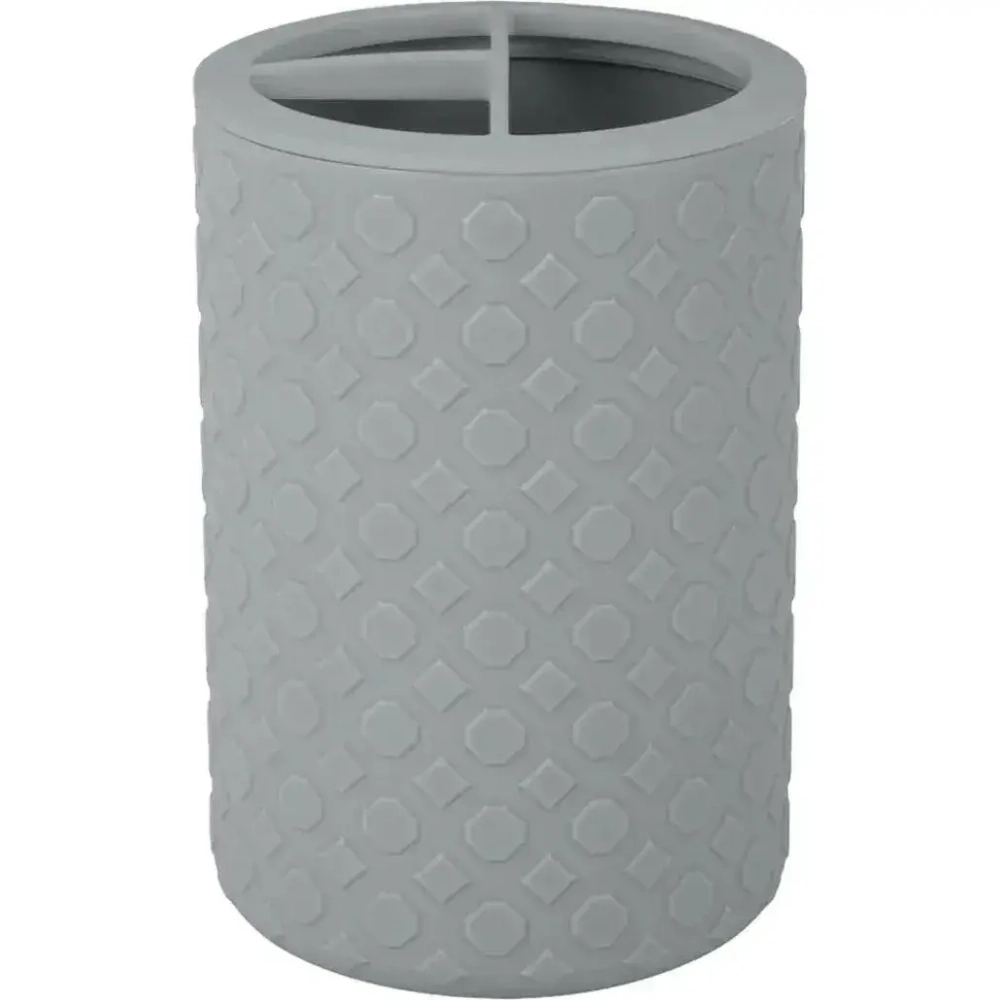 Подставка для зубных щеток Plast Team STOCKHOLM серый шторм