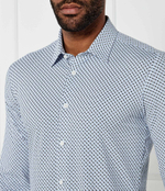 Рубашка P-ROAN-kent-C1-233 BOSS BLACK - голубой(50535377)