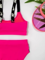 купальник раздельный спортивный с топом для бассейна