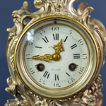 Антикварный каминный часовой гарнитур