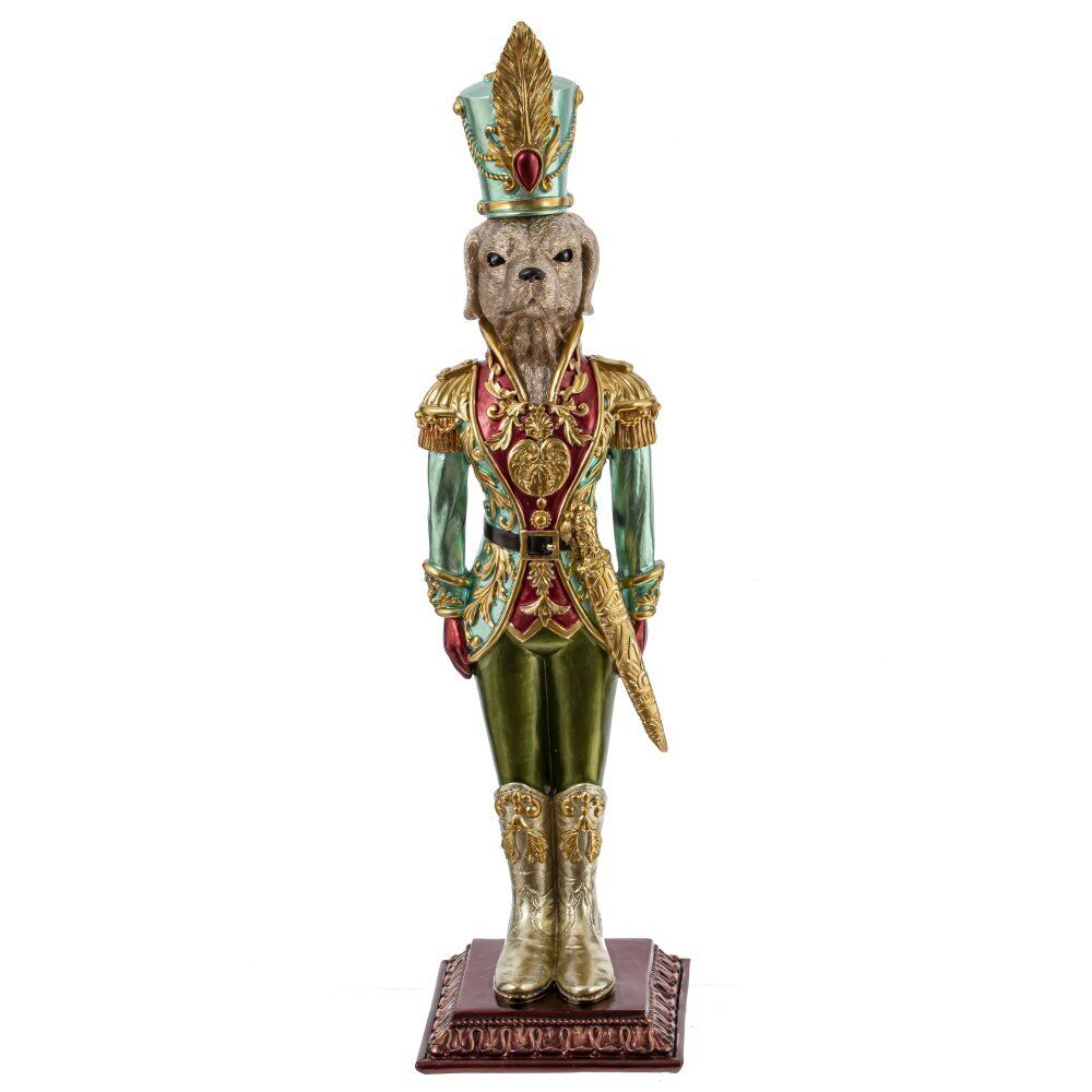 GAEM Фигурка декоративная "Солдатик-собака", L11 W11 H41,5 см