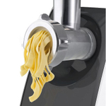 Мясорубка электрическая BOSCH MFW3612A, 500 Вт, 1.9 кг/мин, 5 насадок, 1 скорость, реверс, белая/чёрная