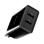 Зарядное устройство + Кабель Baseus Speed Mini Dual U Travel Charger 10.5W Charging Sets - Black