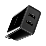 Зарядное устройство + Кабель Baseus Speed Mini Dual U Travel Charger 10.5W Charging Sets - Black