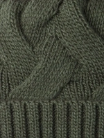 Шапка вязаная демисезонная на завязках для детей