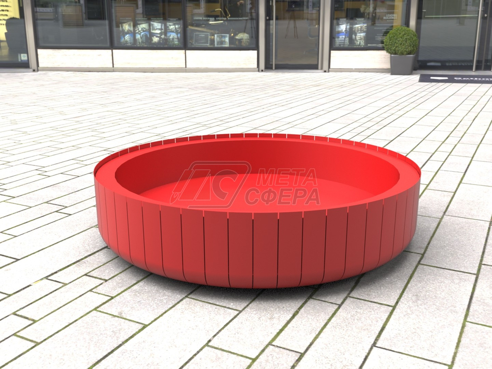 Вазон низкий STRIPES