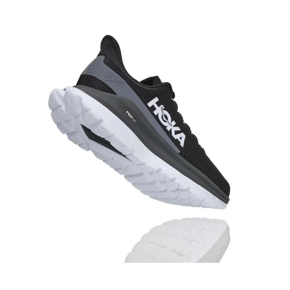 Кроссовки мужские HOKA M MACH 4 Black / Dark Shadow