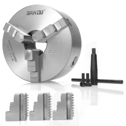 Токарный патрон К11-125 мм, трехкулачковый, самоцентрирующийся