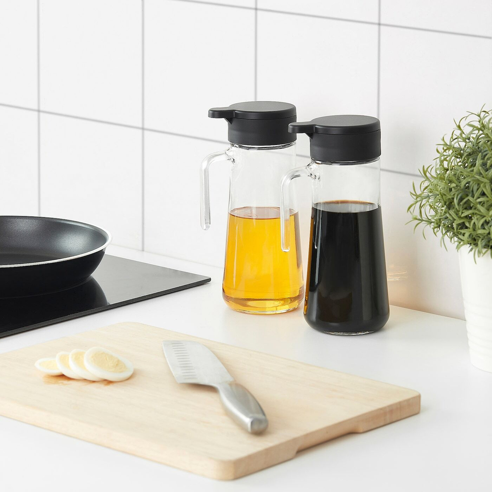 Стеклянная бутылка для масла / уксуса IKEA CELEBRERA (СЕЛЕБРЕРА)