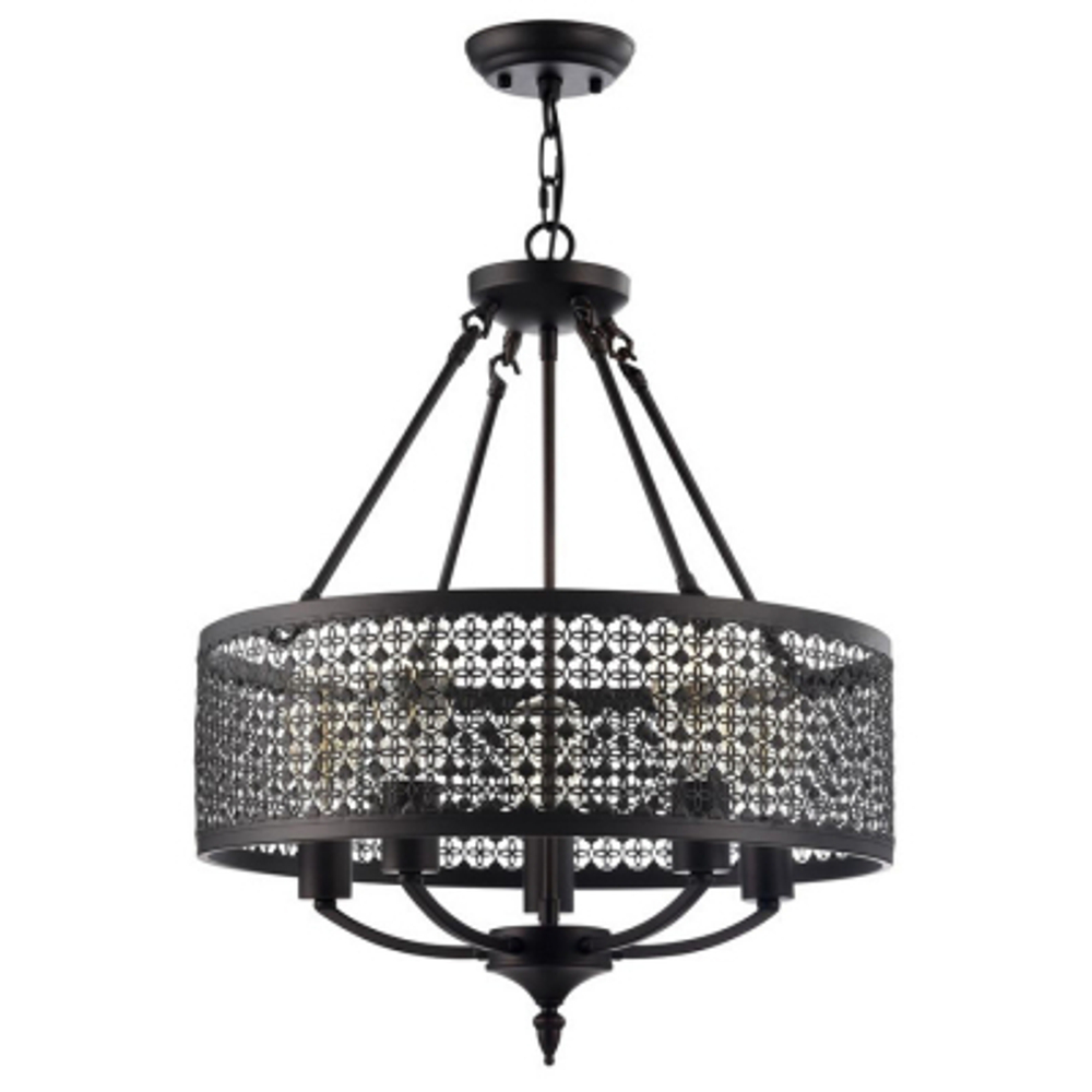 Люстра Freya FR4166-PL-05C-BL Коричневый 5хE27х60W