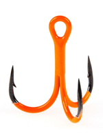 Крючки-тройники Lucky John Orange UV LJH201 размер K03 (упк.4шт.)