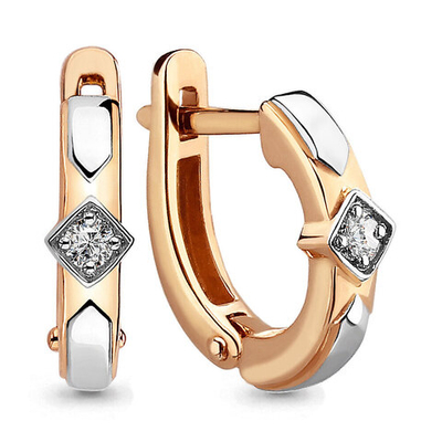 942048к Серьги из Золота с бриллиантами