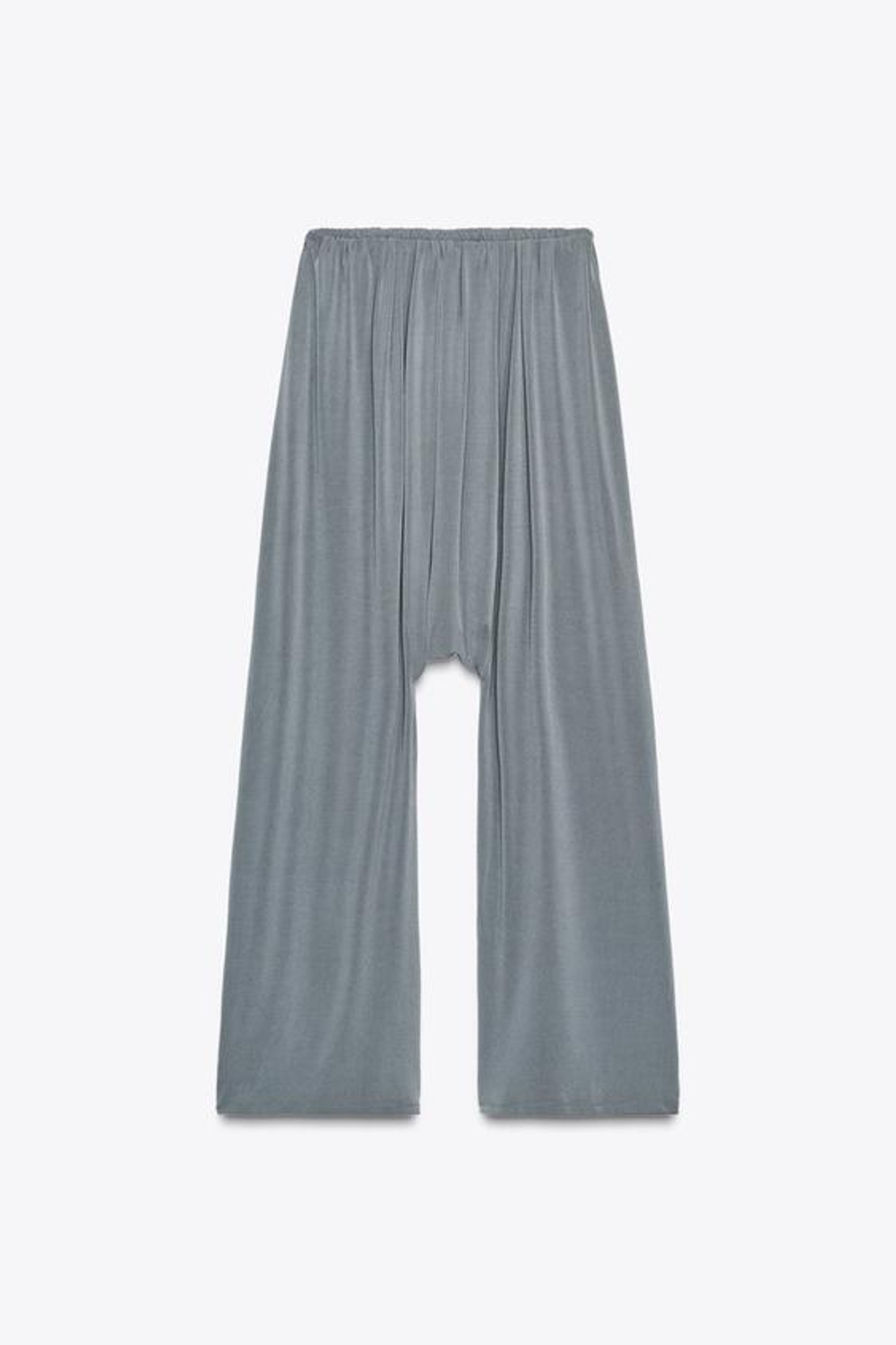 ZARA БРЮКИ ИЗ КРЕПА, АНТРАЦИТОВО-СЕРЫЙ