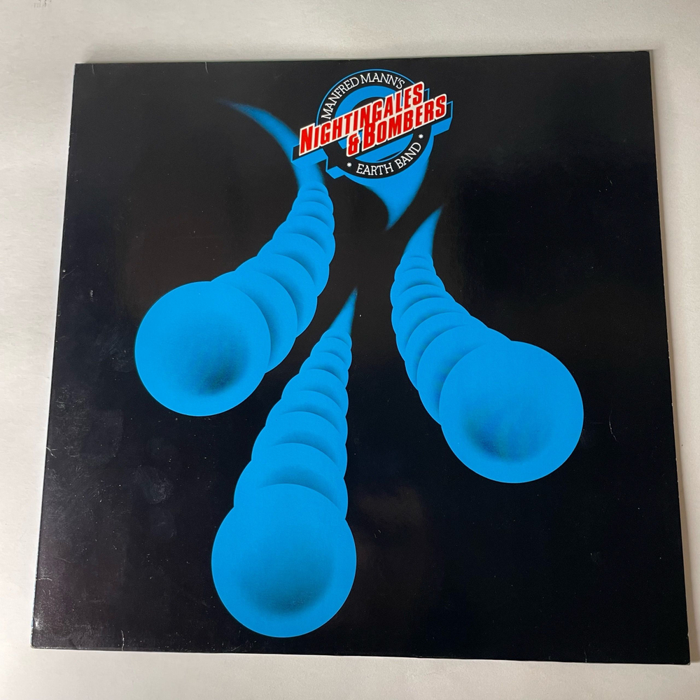 Винтажная виниловая пластинка LP Manfred Mann's Earth Band, Nightingales and Bombers (Германия 1977) Spirits In The Night