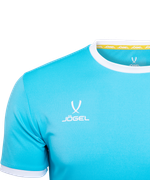 Футболка футбольная CAMP Origin, бирюзовый/белый, детский