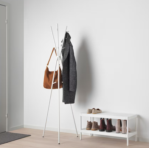 ЕКРАР EKRAR Вешалка для верхней одежды 169 см, белая