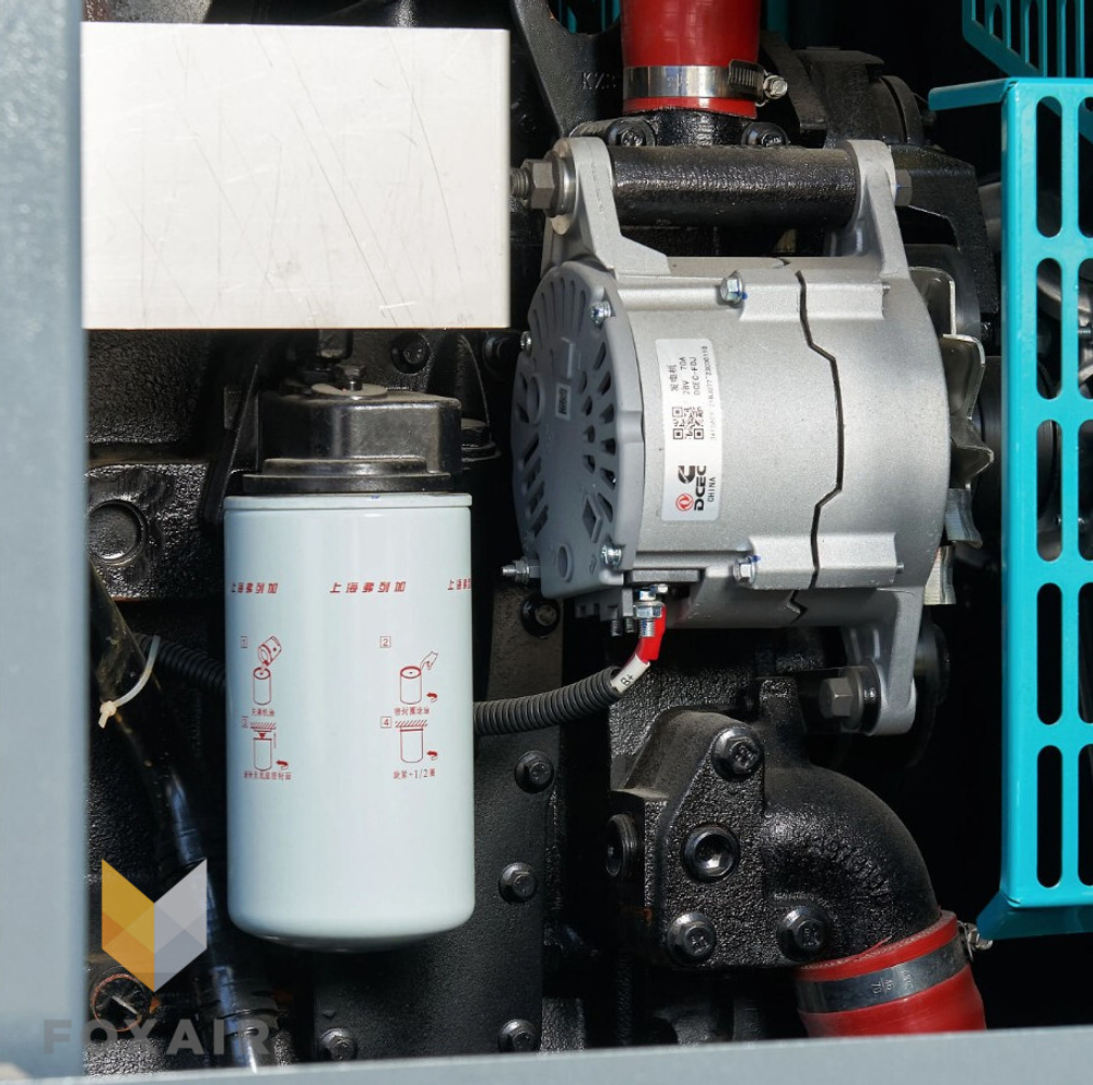 Винтовой дизельный компрессор master blast mb400d-7