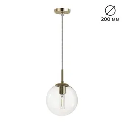 6509/1B SUSPENTIONI LN26 409 золотой Подвес E27 1*60W 220V SUMMER